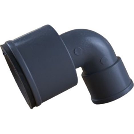 Coude réduit PVC 87°30 FF Ø32 à manchette Ø26x32 - First Plast (1/5)