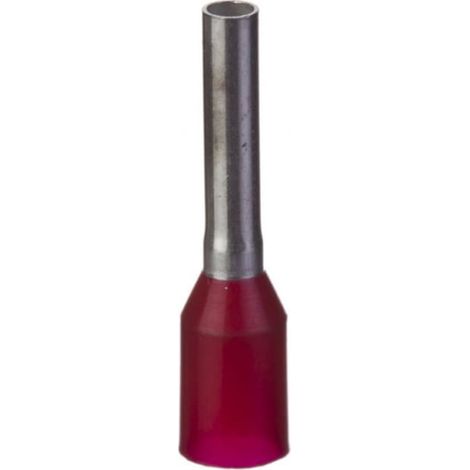 Isolierte Aderendhülse 1,0 mm² rot 216-203 /100 Stück/