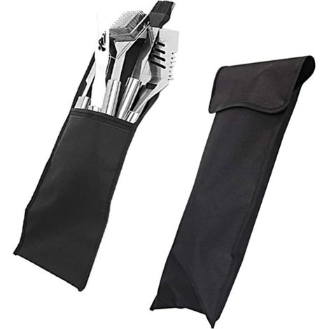 Lot de 2 sacs de rangement pour ustensiles de barbecue, pliables, en tissu Oxford.-AquaForge (1/5)