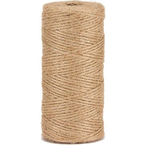 La cordeline Ficelle Jute Naturel Ø1.5mm ±200m pour Le Jardinage, Bricolage, activités manuelles ODIPIE (1/4)