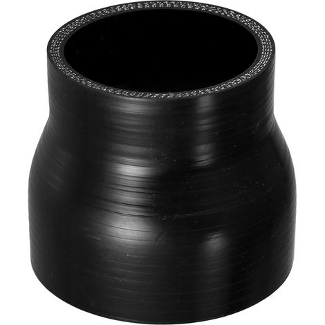Tuyau En Silicone Noir 1 Pièce Température Universel Longueur 76mm, Angle 0°, Épaisseur 5mm, Température -60°C300°C, Pression 1Mpa, Pour Refroidisement, Huile, Frein, Antigel (1/5)