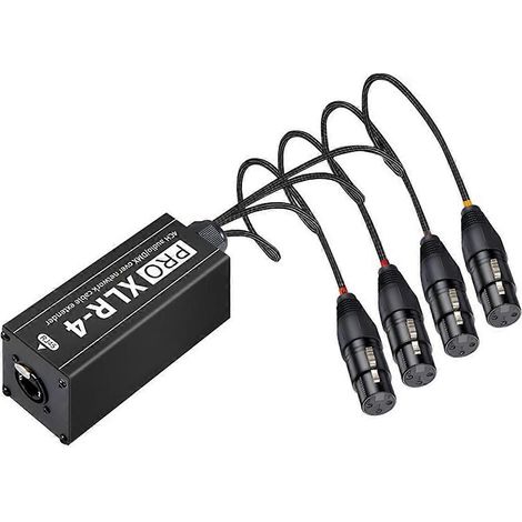 4-Kanal XLR Audio- und Netzwerkkabel-Verlängerungskabel (1/5)