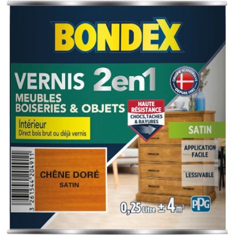 BONDEX - Vernis chêne doré satin 250 ml