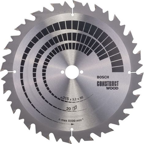 Bosch PRO Wood Circular Saw Blade 315 x 3.2 x 30 mm T20 2608640701