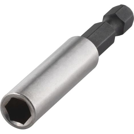 porte embouts magnétique,Embout à changement rapide 1/4,Tige d'extension à tige hexagonale de 60 mm (1/4)