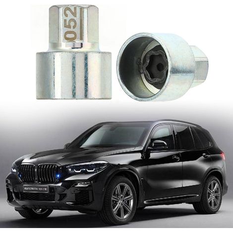 Douille antivol pour écrous de roue et outil de démontage des écrous de roue compatibles avec les BMW Série 1/3/5/6/7 X4 X5 X6 Z4 ( ) 052 (1/5)