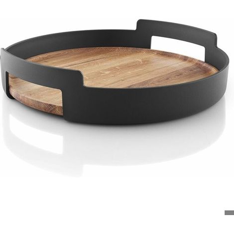 Serviertablett der Nordic Kitchen, schlichtes und zeitloses Design, schwarz, verschiedene Farben