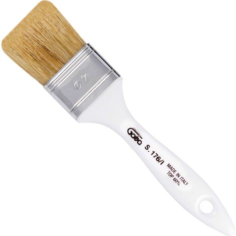 Gava PENNELLESSA FAI DA TE MANICO IN PLASTICA  mm. 40 (pura setola) 12.00 pz