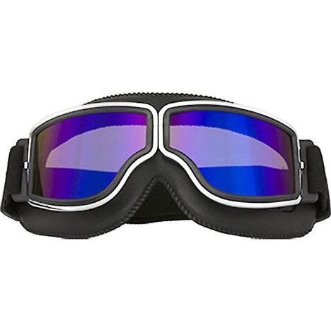 lunettes De Moto Biker Cyclisme Ski Cruisern Aviator Cruiser Jet Lunettes De Protection Masques De Moto Vintage Biker Oldtimer Scooter Harley Cho (1/5)