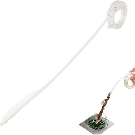Outil d'élimination des colmatages d'échappement Outil d'élimination du colmatage du serpent d'échappement Outil de nettoyage de drain de 17 pouces pour évier (1/5)