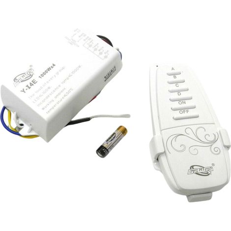 Telecomando Interruttore Wireless Centralina Luci Senza 6 Tasti Fm-21345