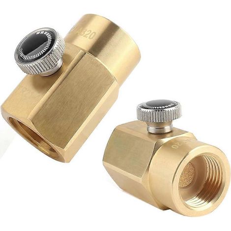 Kit de 2 adaptateurs CO2 pour bouteilles de soda, compatible CGA320 et TR21-4. Adaptateur pour bouteilles de soda pour machine à soda. (1/5)