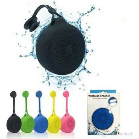 Trade Shop - CASSA SPEAKER MINI IMPERAMEABLE BLUETOOTH Q50 FÜR KOLORIERTE BATHNÜSSE -