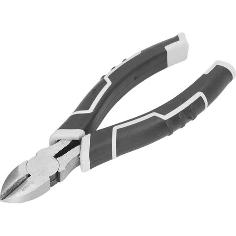 Pince coupante de 15 cm (6 pouces) en acier à haute teneur en carbone, mâchoires en acier allié, poignée ergonomique, pince coupante pour électricien, pince diagonale (1/5)