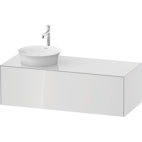 Duravit White Tulip, meuble sous-lavabo mural, largeur 1300 x