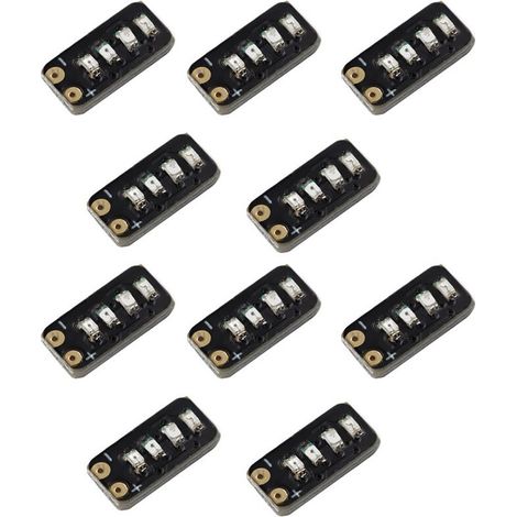 Packung mit 10 Mini-Messmodulen der Serie 1 (3,7–4,2 V) für ternäre Lithiumbatterien mit LED-Ladeanzeige