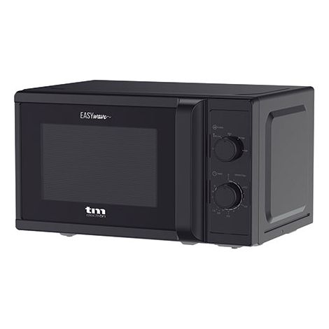 TM Electron TMPMW002BLK EASYWAVE Microondas con capacidad de 20 litros, 700W, 5 niveles de potencia, función descongelar y temporizador de 35 min, color negro (1/5)