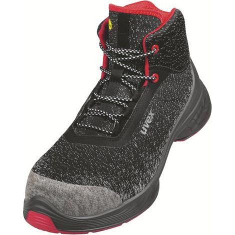 uvex Stiefel 1 G2 S1 schwarz rot Weite 12 Größe 41 (1/3)