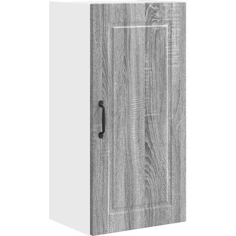 Maison Exclusive - Armadietto a muro PORTO Grigio Sonoma 40 x 31 x 80 cm