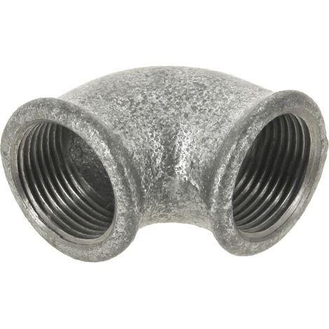 Virfollet 90° Kniefitting weiblich-weiblich schwarz 26-34 mm
