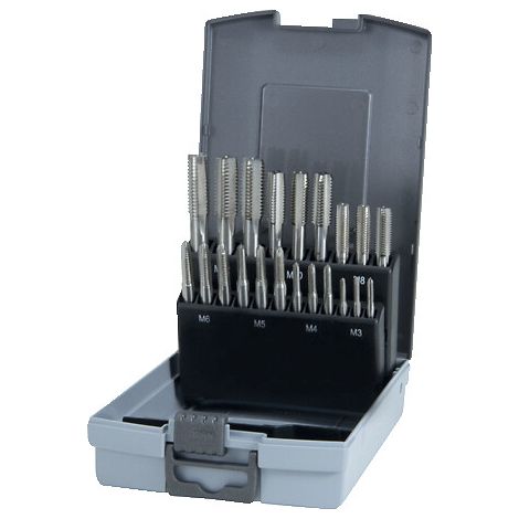 Coffret 21 tarauds main HSS M3 - M12. 21 pces ABS - 245001RO - RUKO - RUKO GMBH