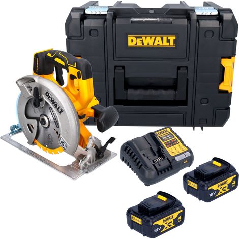 DeWalt DCS 570 M2T Akku Handkreissäge 18 V 184 mm Brushless + 2x Akku 4,0 Ah + Ladegerät + TSTAK (1/5)