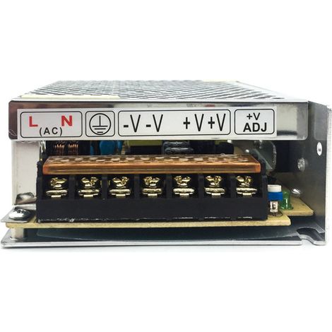 Alimentation 12V 10A 120W à découpage, tension stable pour caméras de surveillance, avec voyant LED (1/3)