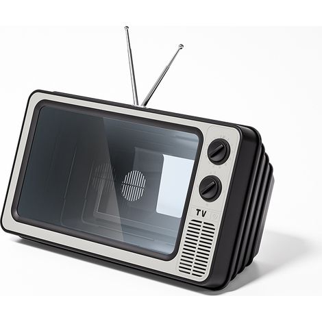Loupe d'écran 3D pour téléphone portable pour vidéos : un accessoire rétro créatif pour regarder des émissions de télévision et des séries en rafale. (1/5)