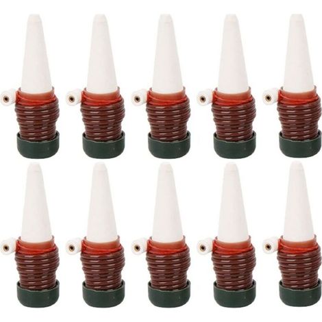 10pcs Automatic Plant Watering Spikes, Indoor Plant Watering Tool, Ceramic Probes for Home (1/5)