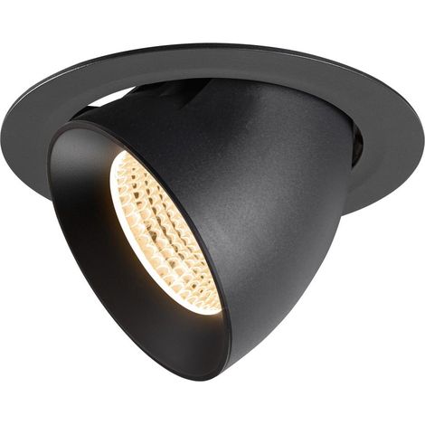 Encastré downlight NUMINOS® GIMBLE XL intérieur 2700 K 55° noir - SLV - 1009870
