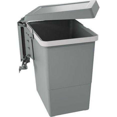 Elletipi Swing 2.0 PBN ASG34 Pattumiera Automatica da Anta in plastica Grande capacità 18 Litri (1/2)