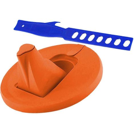 Couvercle de pot de peinture avec bec verseur intégré. Permet de verser et de ranger la peinture facilement. Le couvercle évite les éclaboussures et les coulures. Robuste et muni d'un trou d'aération.