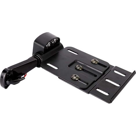 Support de Plaque d'immatriculation de Moto, Support de Plaque d'immatriculation de Moto Noir, de Cadre de 'immatriculation de Noir, Convient pour Le Modèle 883 2004-2016 (1/3)