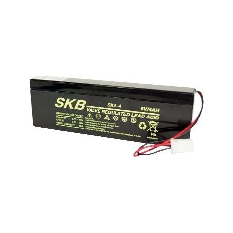 BEGHELLI 6V 4Ah Batteria al Piombo SKB