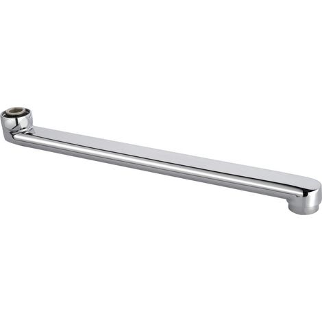 Bec de robinet, 320 mm, plat, chromé