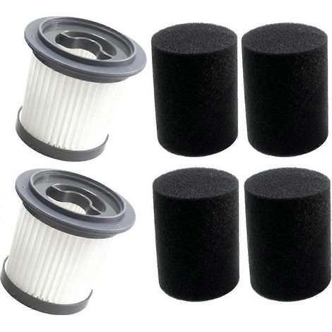 2 filtre HEPA et 4 mousse filtre pour AIRDIYA VG3, MHRMHR KP1108 sans fil aspirateur et Bieiao aspirateur sans fil (1/5)