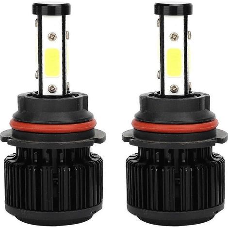 Phare de voiture LED 9004 50 W 6000 K 8000 lm étanche universel