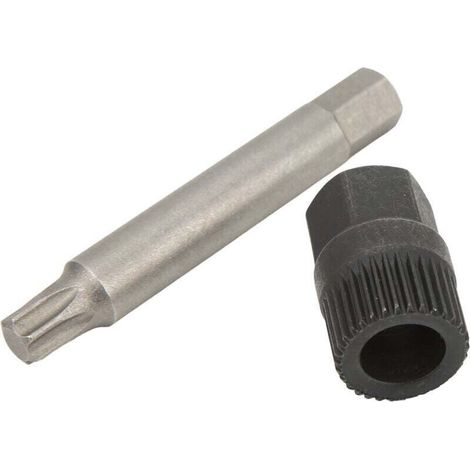 Kit de clé de poulie alternateur 33 dents de dents de slip de perceuse de perceuse de perceur de perceur de perceur d'outil de déménagement pour les alternateurs Bosch (1/4)