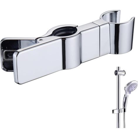 1 Support de Pomme de Douche, Douche Support Mural, Support Mural de Pomme de Douche, Support de Baguette de Douche, Douche Ventouse Support, pour La Plupart des Pulvérisateurs de Douche à Main (1/5)