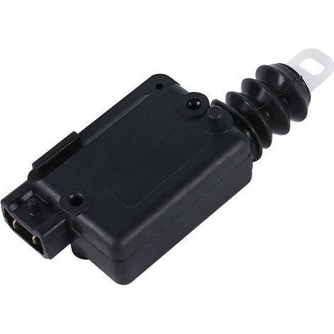 Attuatore/motore elettrico per portiera in ABS, 2 pin, per Dacia/Renault/Logan/Sandero/Duster, nero (1/5)