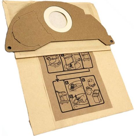 paper bags for Karcher vacuum cleaners (paper bag A2004) - AquaForge (1/4)