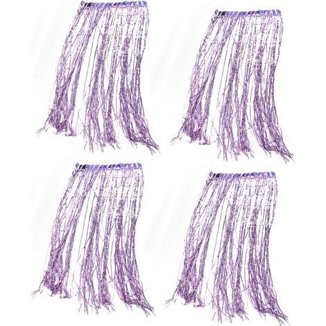 Rideaux à franges métalliques aluminium pour fond photo studio, décoration murale fête violette (1/5)