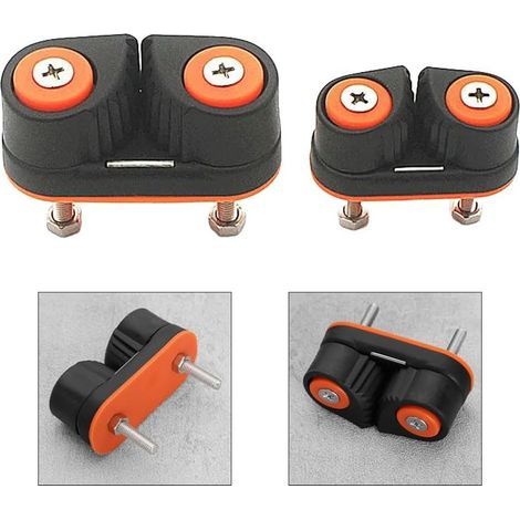 Quick-release nylon ball bearing clamp for sail and kayak, high working capacity of 150 kg, black composite material, boat parts accessory (1/5)