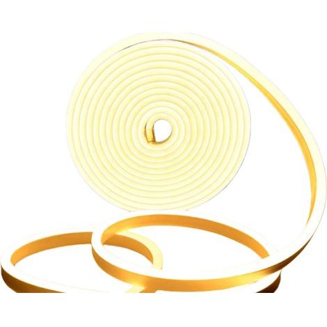 Bandeau LED néon – 5 m, blanc chaud Installation facile – Économe en énergie – Convient à une utilisation intérieure et extérieure (1/5)