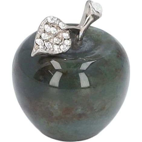 Apfelfigur, Briefbeschwerer, Stein-Achat, Apfelstatue für Hochzeit, Geburtstag, Weihnachten, Heimdekoration (1/5)