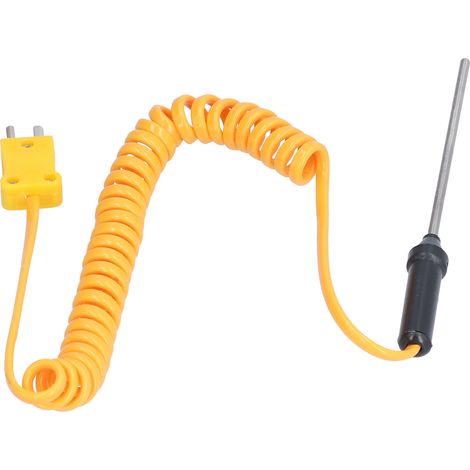 Sonde thermocouple de type K en acier inoxydable pour thermomètre portable WRN-02B3x80mm (1/5)