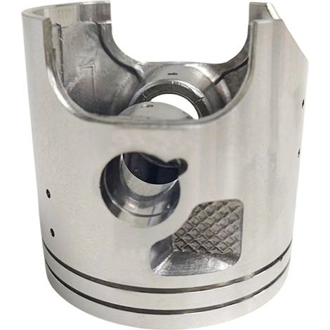 Piston with 66 mm diameter for KDX200 motorcycle, 16 mm piston pin, compatible with Kawasaki KDX200 models from 1989 to 2006. (1/4)