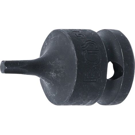 Punta de vaso de impacto longitud 42 mm entrada 12,5 mm (1/2") perfil en T (para Torx) T27 (1/2)