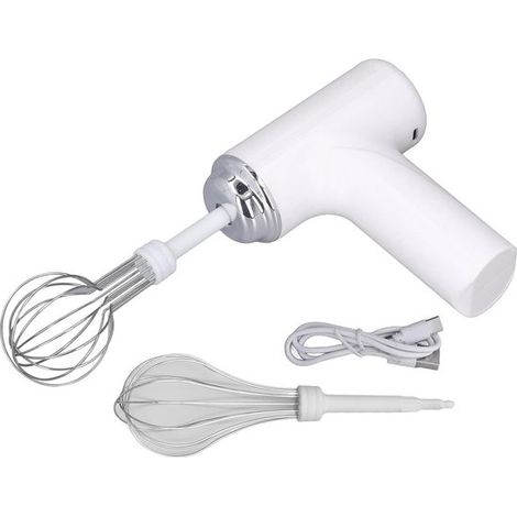 Frullatore elettrico senza fili a 3 velocità - Frullatore a mano per uova e impasti (1/5)