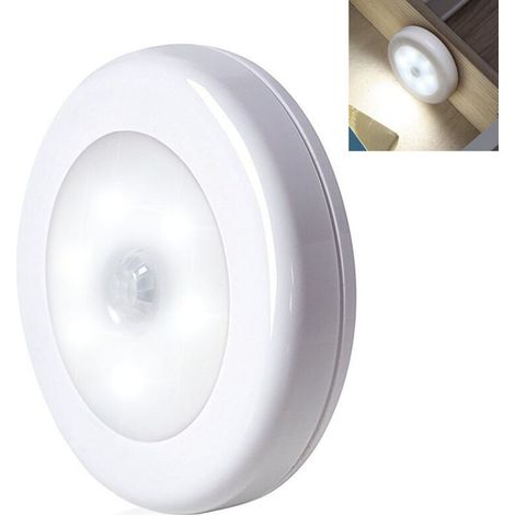 Lampe LED à détecteur de mouvement sur batterie (non incluse), blanc, pour placard, penderie, entrée, garage et cuisine (1/5)